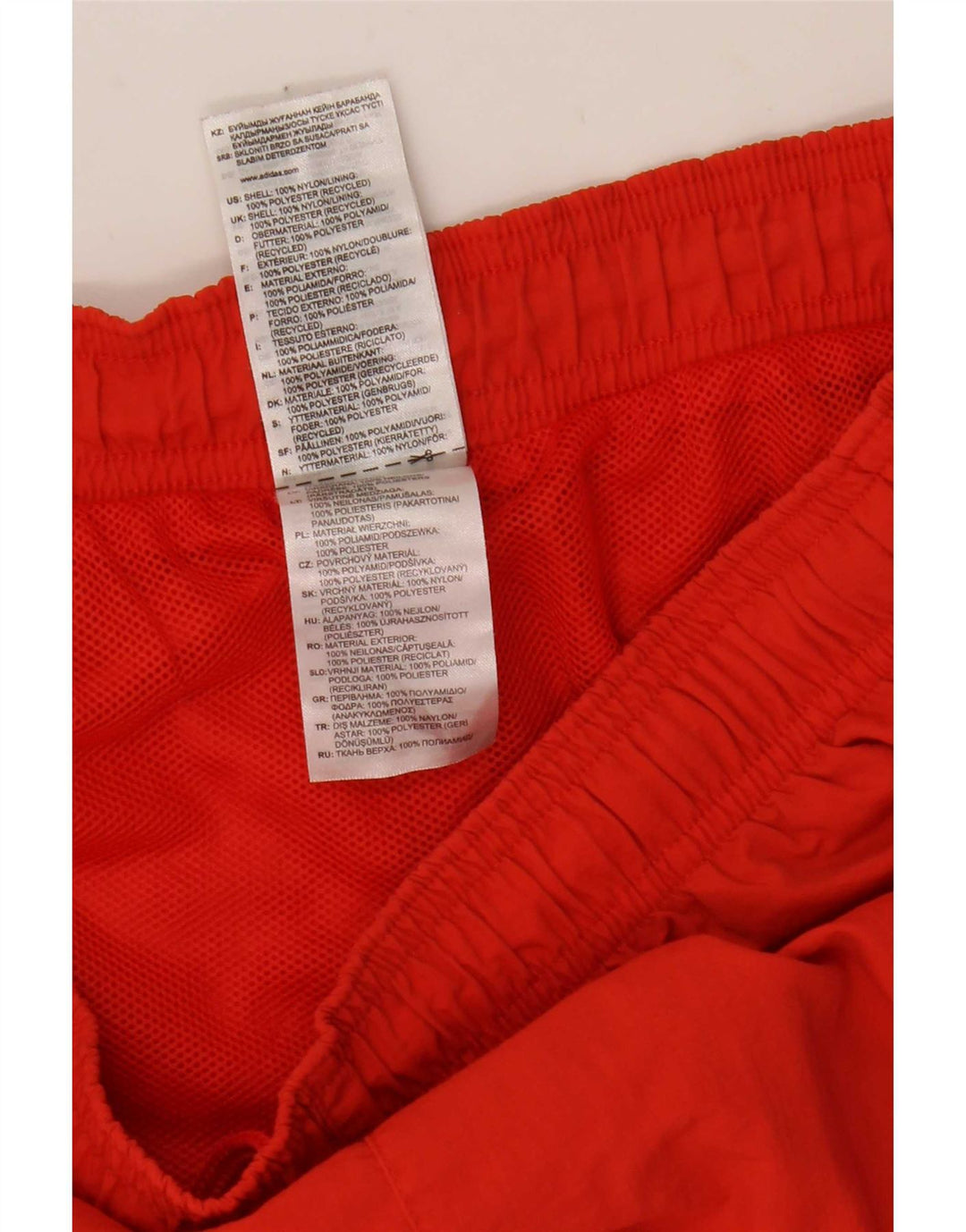 Adidas Mens Swimming Shorts Medium  Red Nylon