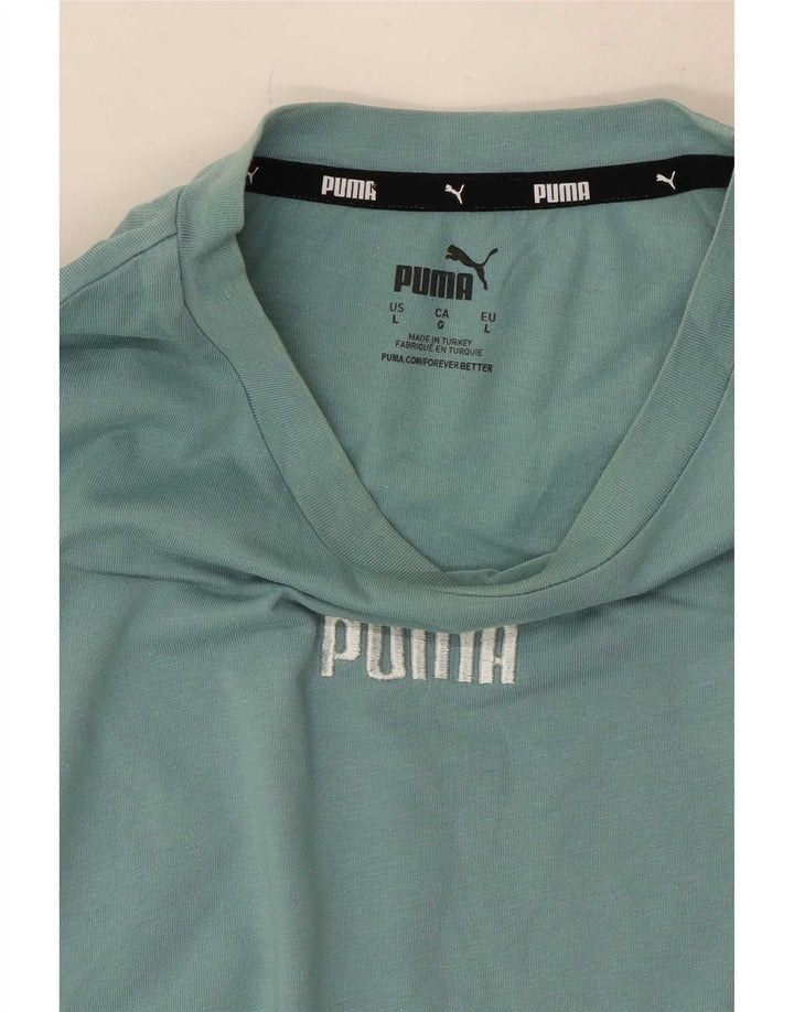 Puma Mens T-Shirt Top Large Blue