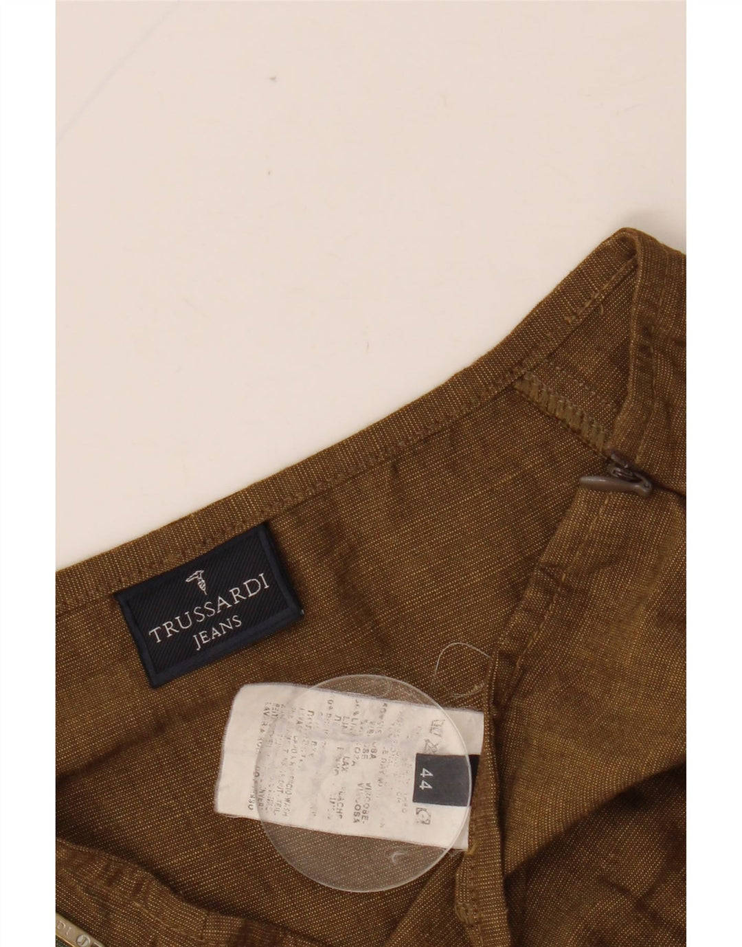 TRUSSARDI Womens A-Line Skirt IT 44 Medium W29  Brown Viscose