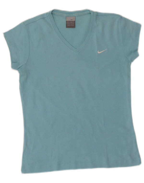 Nike Womens T-Shirt Top UK 14/16 Large Blue