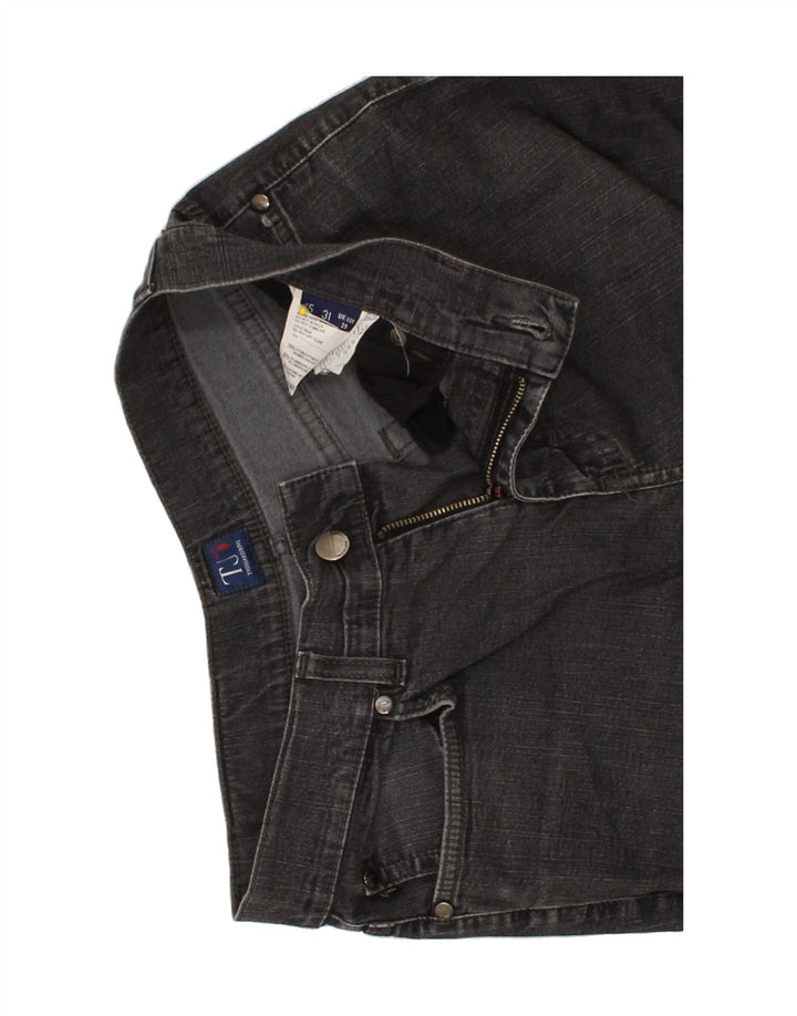 TRUSSARDI JEANS Womens Straight Jeans W29 L28 Grey Cotton Vintage Trussardi Jeans and Second-Hand Trussardi Jeans from Messina Hembry 