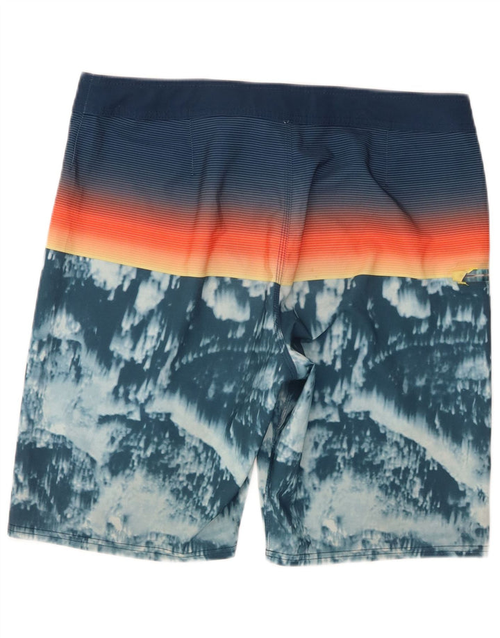 O'Neill Mens Swimming Shorts Medium  Blue Colourblock Polyester