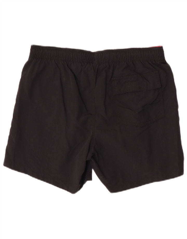 Champion Mens Graphic Swimming Shorts Medium Black Polyamide