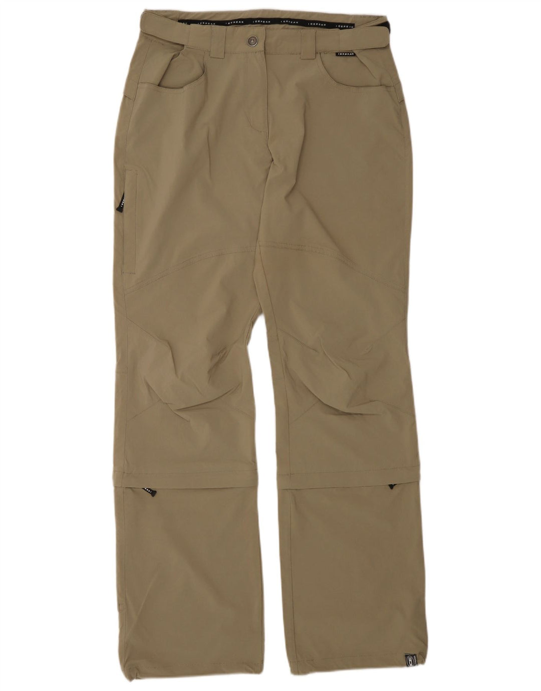 Icepeak Womens Hiking Cargo Trousers EU 40 Medium W30 L32 Khaki Polyester
