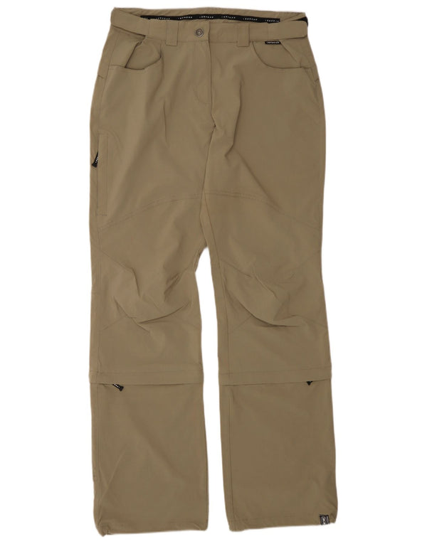 Icepeak Womens Hiking Cargo Trousers EU 40 Medium W30 L32 Khaki Polyester