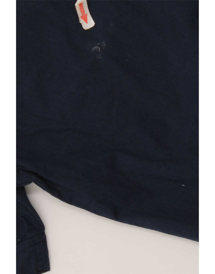 Levi's Mens Short Sleeve Shirt Medium Navy Blue Cotton