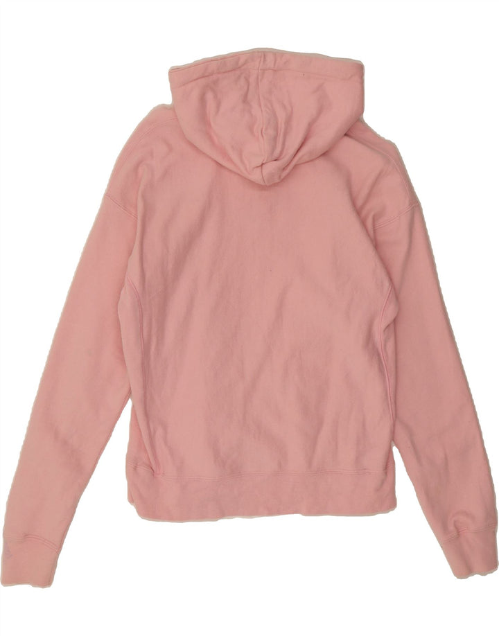 CHAMPION Womens Hoodie Jumper UK 14 Medium Pink Cotton Vintage Champion and Second-Hand Champion from Messina Hembry 