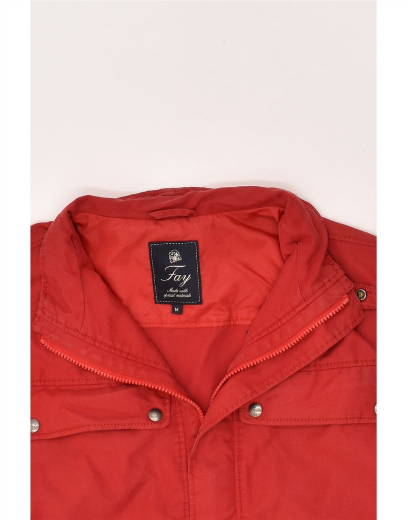 FAY Mens Utility Gilet UK 38 Medium Red | Vintage Fay | Thrift | Second-Hand Fay | Used Clothing | Messina Hembry 