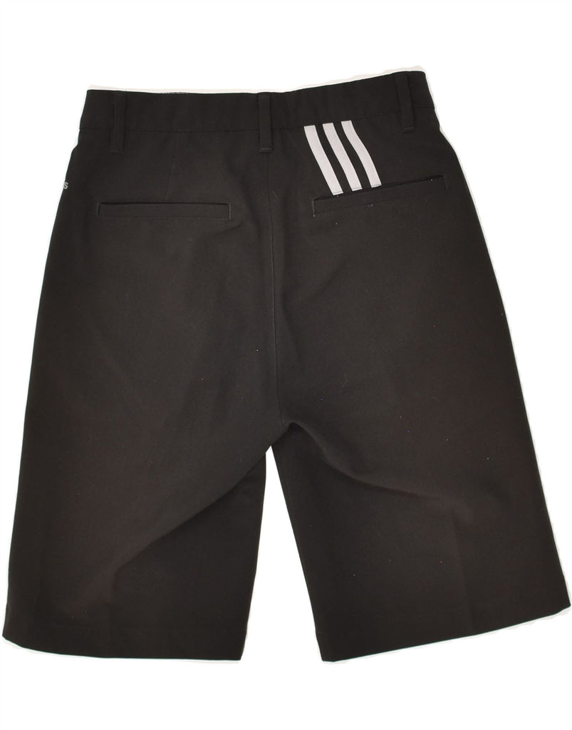 ADIDAS Boys Chino Shorts 11-12 Years W26  Black Polyester | Vintage Adidas | Thrift | Second-Hand Adidas | Used Clothing | Messina Hembry 