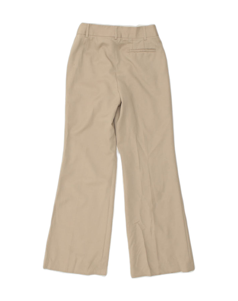 J. CREW Womens Flare Chino Trousers US 8 Medium W31 L32 Beige Wool | Vintage J. Crew | Thrift | Second-Hand J. Crew | Used Clothing | Messina Hembry 