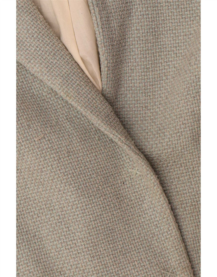 Topshop Womens Oversized Open Overcoat UK 12 Medium Grey Acrylic