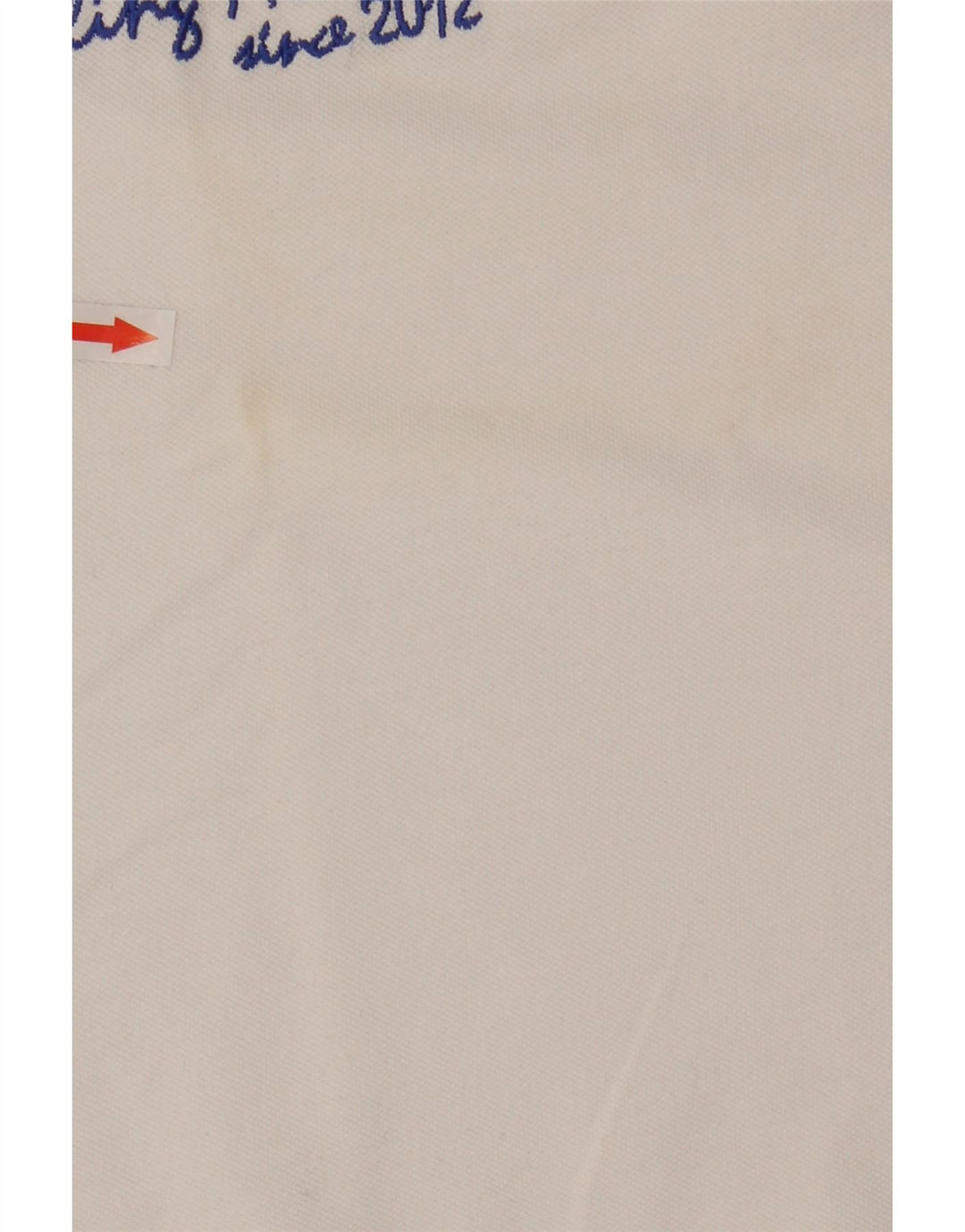 Rhode Island Mens Graphic Polo Shirt Large White Cotton