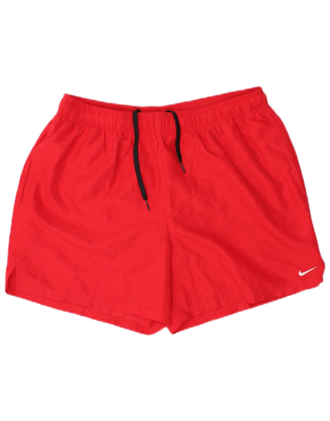 NIKE Mens Sport Shorts Large Red Polyester