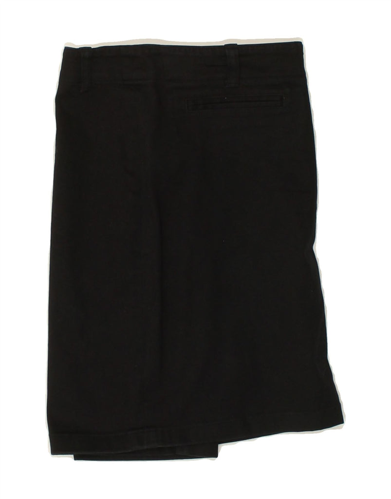 RALPH LAUREN Womens Mini Straight Skirt US 10 Large W32 Black Cotton Vintage Ralph Lauren and Second-Hand Ralph Lauren from Messina Hembry 