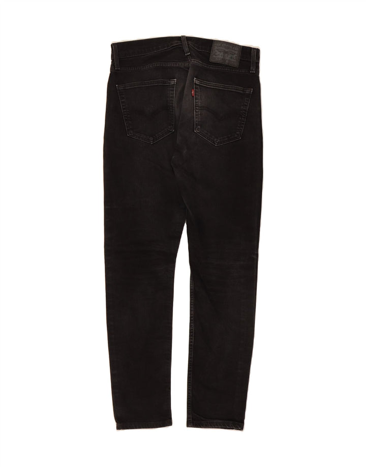 LEVI'S Womens 512 Slim Tapered Jeans W33 L32 Black Cotton Vintage Levi's and Second-Hand Levi's from Messina Hembry 