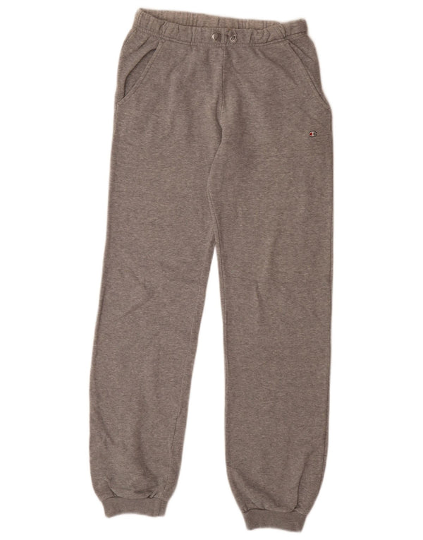 CHAMPION Boys Tracksuit Trousers Joggers 13-14 Years XL Grey Cotton
