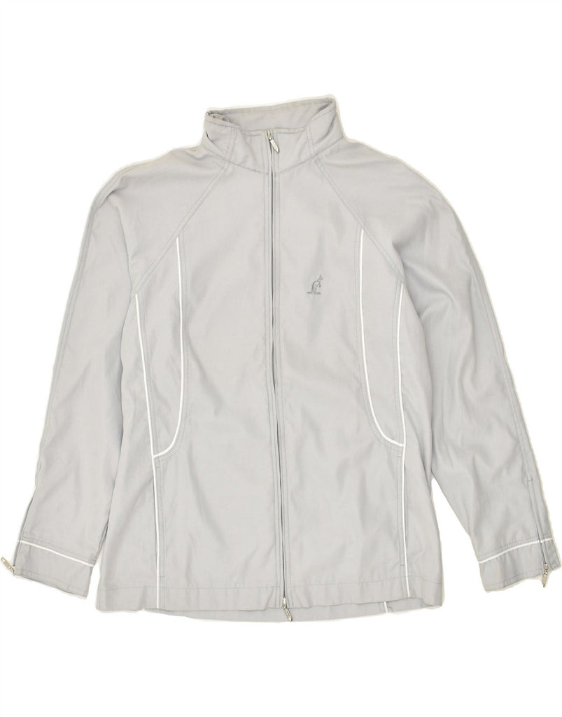 AUSTRALIAN L'ALPINA Womens Tracksuit Top Jacket IT 48 XL Grey Polyester | Vintage AUSTRALIAN L'ALPINA | Thrift | Second-Hand AUSTRALIAN L'ALPINA | Used Clothing | Messina Hembry 