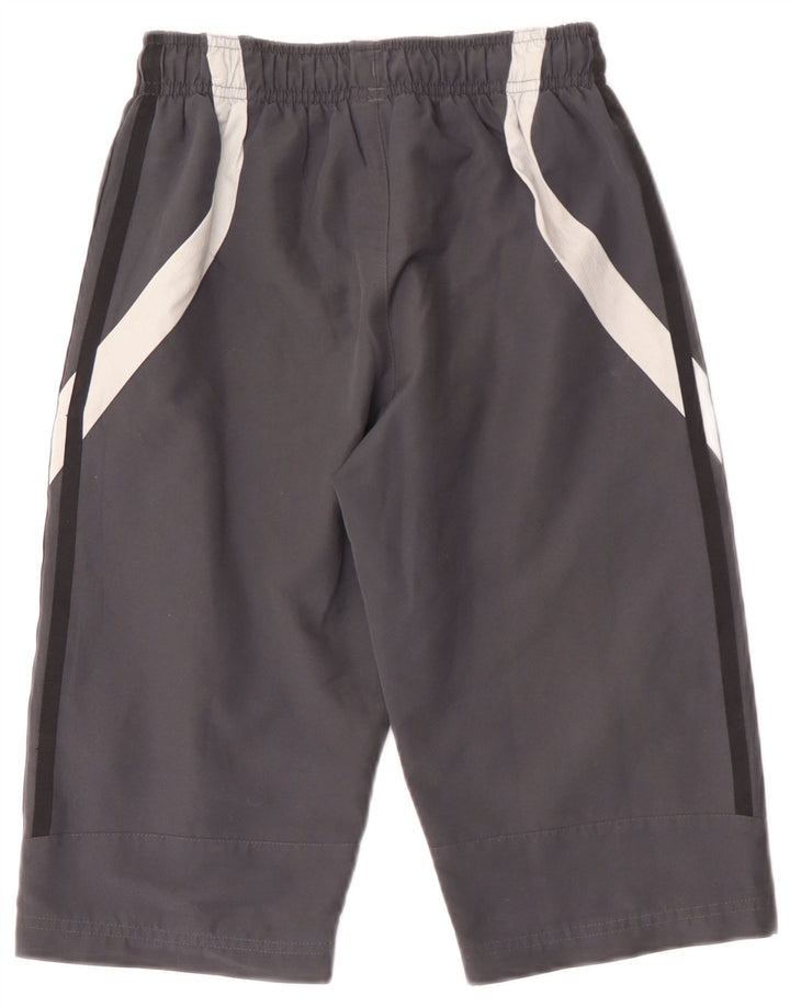 Adidas Boys Bermuda Sport Shorts 9-10 Years  Grey Colourblock Polyester