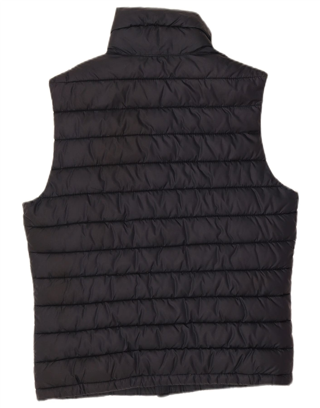 Abercrombie & Fitch Mens Padded Gilet UK 36 Small Navy Blue Polyester