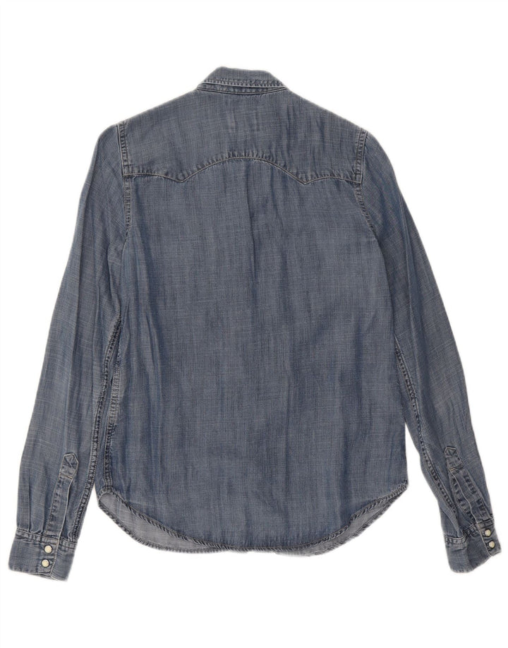 Levi's Womens Classic Fit Denim Shirt UK 6 XS Blue
