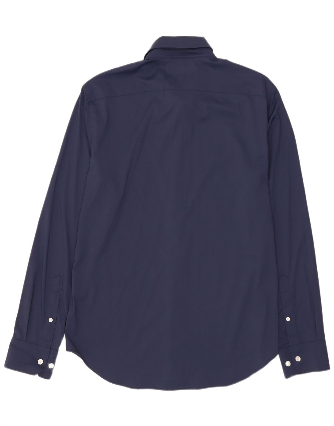 BONOBOS Mens Slim Fit Shirt Medium Navy Blue Nylon