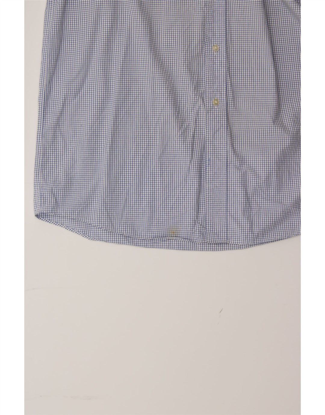 TOMMY HILFIGER Mens Regular Fit Shirt Size 16 Large Blue Check Cotton Vintage Tommy Hilfiger and Second-Hand Tommy Hilfiger from Messina Hembry 