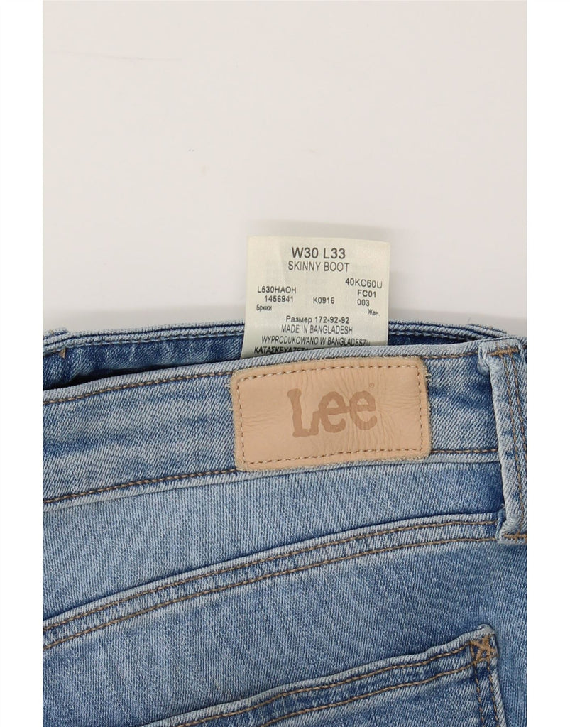 LEE Womens Skinny Bootcut Jeans W30 L33 Blue Cotton Vintage Lee and Second-Hand Lee from Messina Hembry 