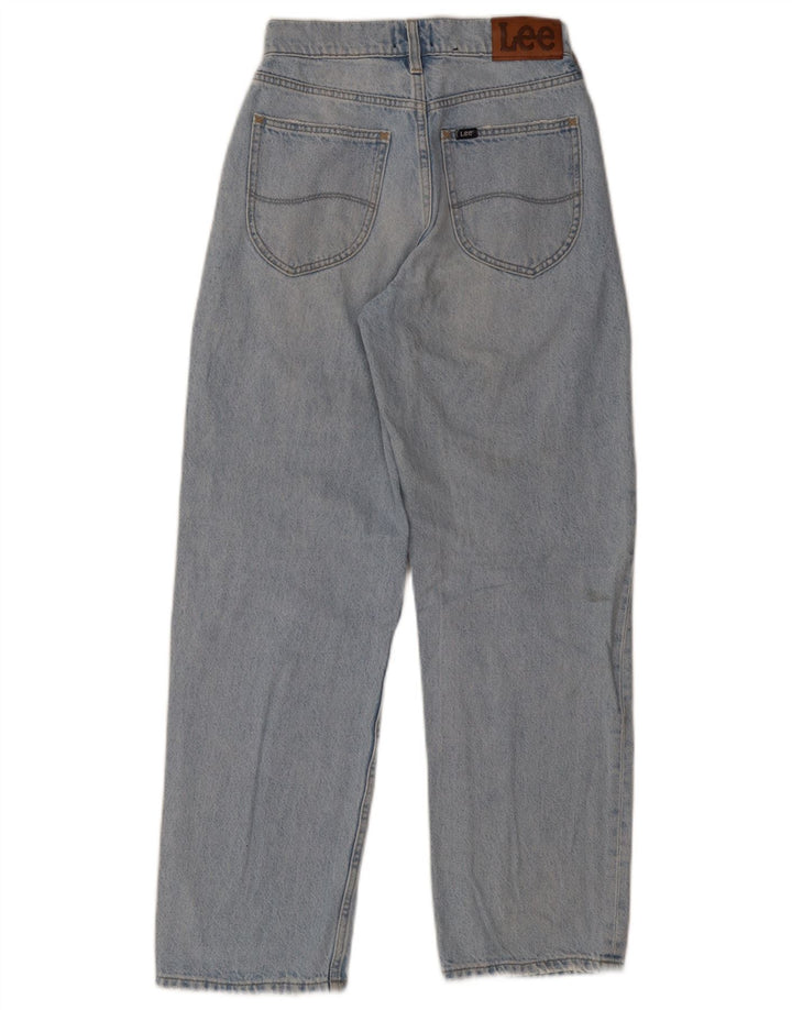 Lee Womens Straight Jeans US 8 Medium W25 L30 Blue Cotton
