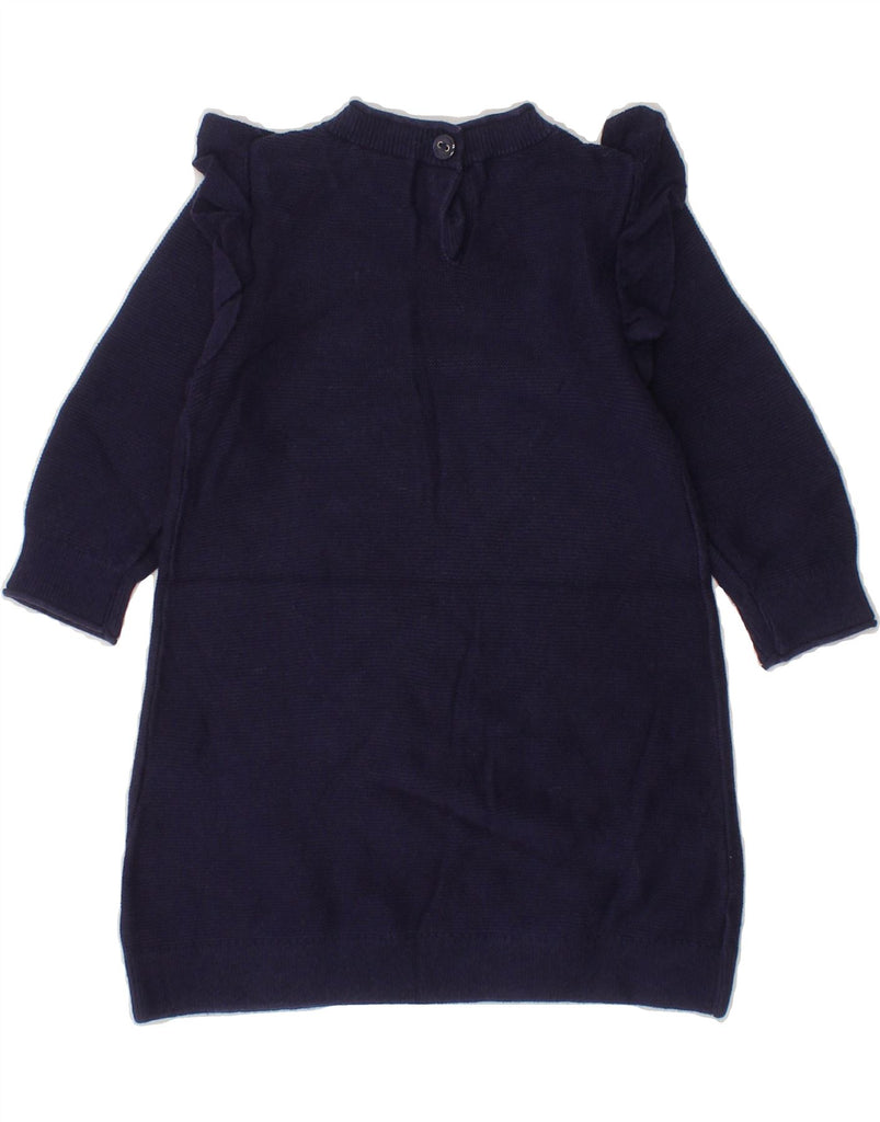 TOMMY HILFIGER Baby Girls Jumper Dress 6-9 Months Navy Blue Cotton Vintage Tommy Hilfiger and Second-Hand Tommy Hilfiger from Messina Hembry 
