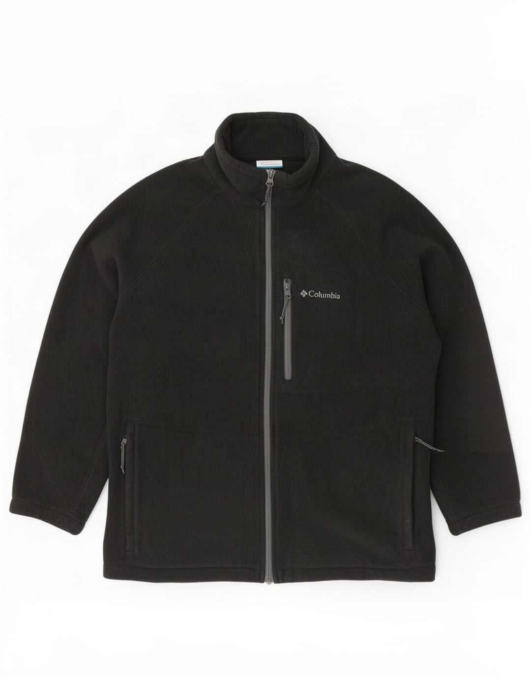 Columbia Mens Fleece Jacket UK 40 Large Black Polyester