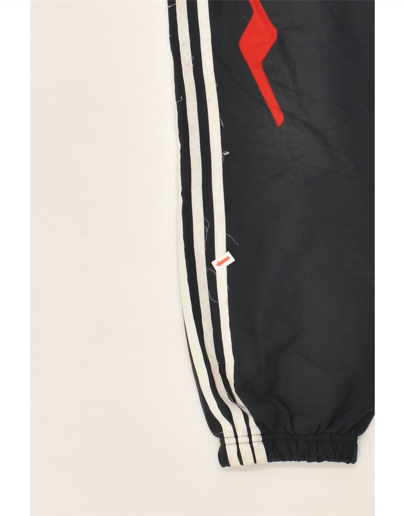 ADIDAS Boys Climalite Tracksuit Trousers Joggers 7-8 Years Black Polyester | Vintage Adidas | Thrift | Second-Hand Adidas | Used Clothing | Messina Hembry 