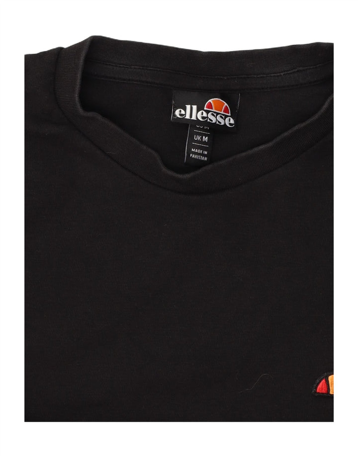 ELLESSE Mens T-Shirt Top Medium Black