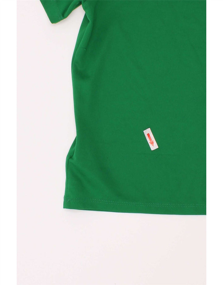 Nike Boys T-Shirt Top 5-6 Years Green Polyester
