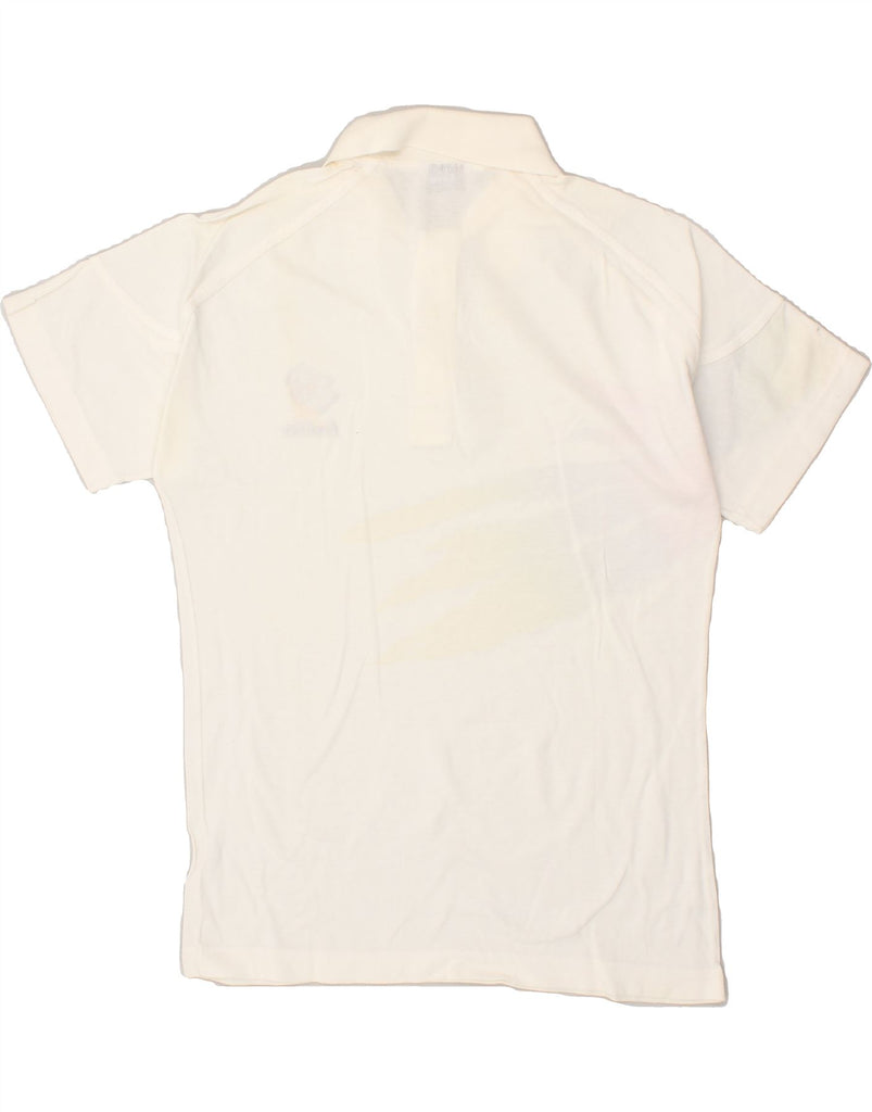 LOTTO Mens Polo Shirt Small White Colourblock Cotton Vintage Lotto and Second-Hand Lotto from Messina Hembry 