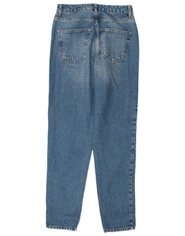 Topshop Womens Mom Tapered Jeans  W26 L32 Blue Polyester