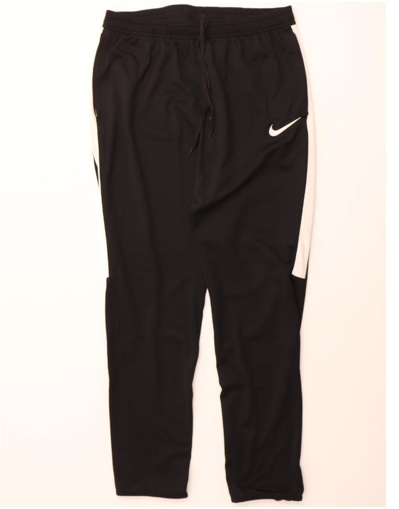NIKE Mens Dri Fit Tracksuit Trousers XL  Black Colourblock Polyester Vintage Nike and Second-Hand Nike from Messina Hembry 