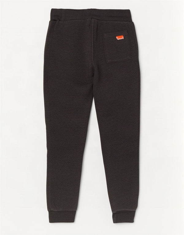 Superdry Mens Slim Tracksuit Trousers Joggers Small Grey Cotton