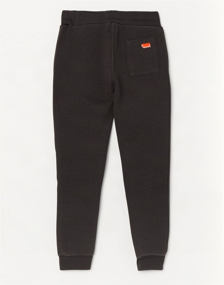 Superdry Mens Slim Tracksuit Trousers Joggers Small Grey Cotton