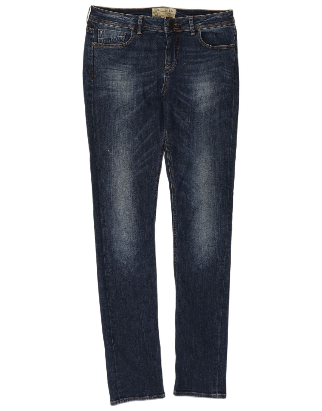 Fat Face Womens Slim Jeans UK 10 Small W30 L31 Blue Cotton