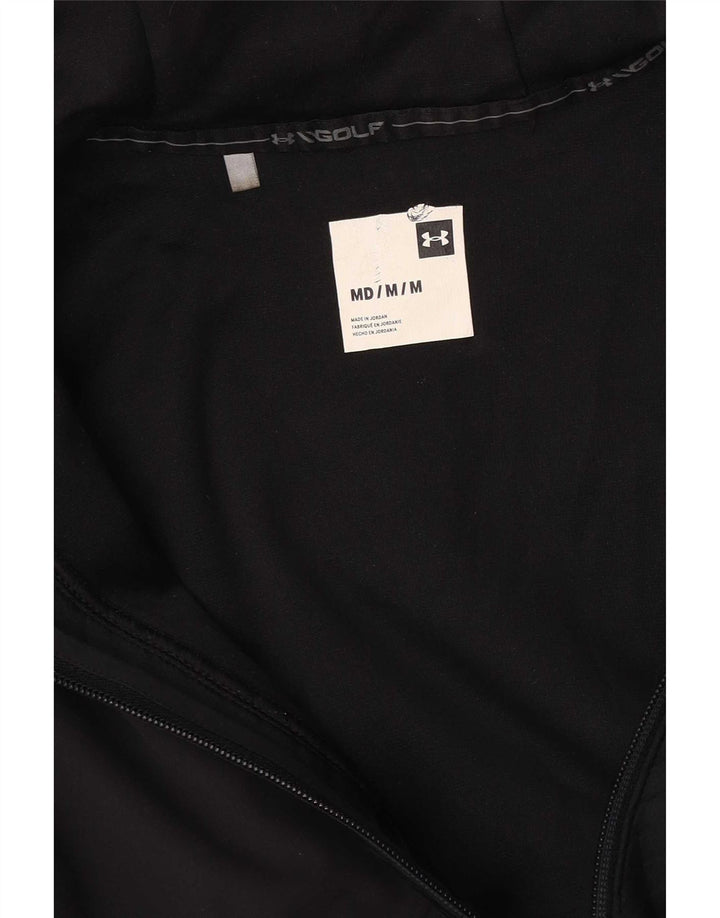 Under Armour Mens Zip Hoodie Sweater Medium Black