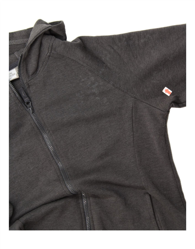 MOUNTAIN WAREHOUSE Womens Zip Hoodie Sweater UK 18 XL Grey Polyester Vintage Mountain Warehouse and Second-Hand Mountain Warehouse from Messina Hembry 