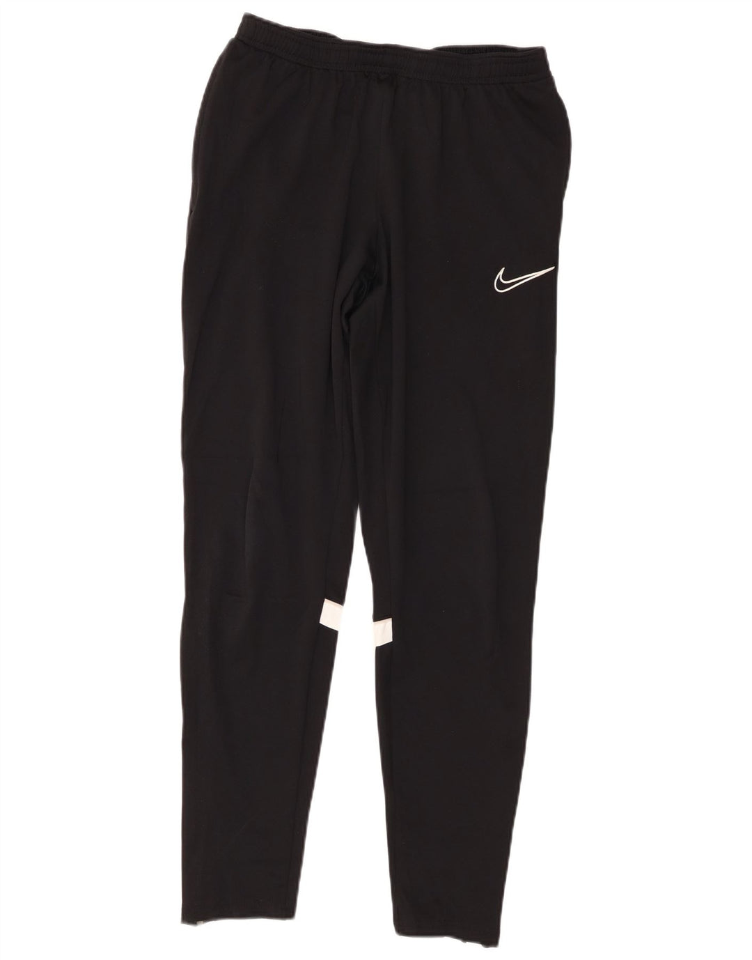 NIKE Mens Dri Fit Tracksuit Trousers Medium  Black Colourblock Polyester