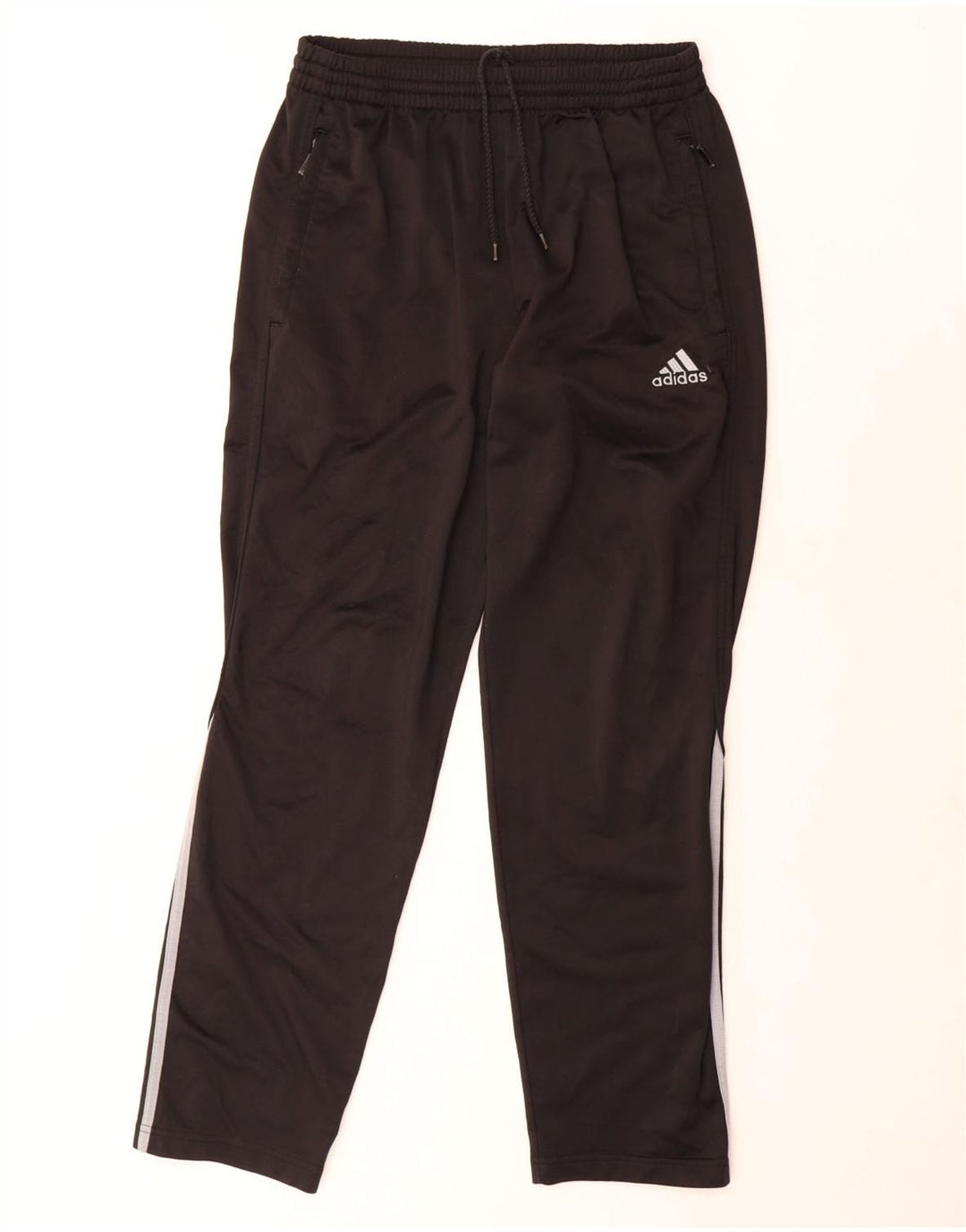 Adidas Mens Tracksuit Trousers UK 36/38 Small  Black Colourblock Polyester
