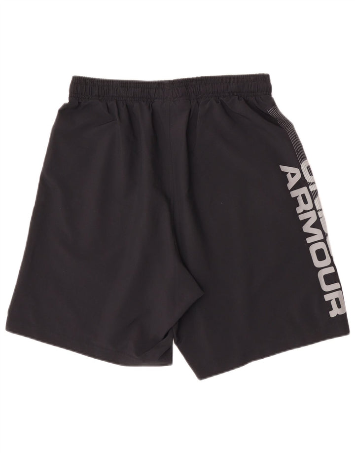 Under Armour Mens Heat Gear Graphic Sport Shorts Medium Black