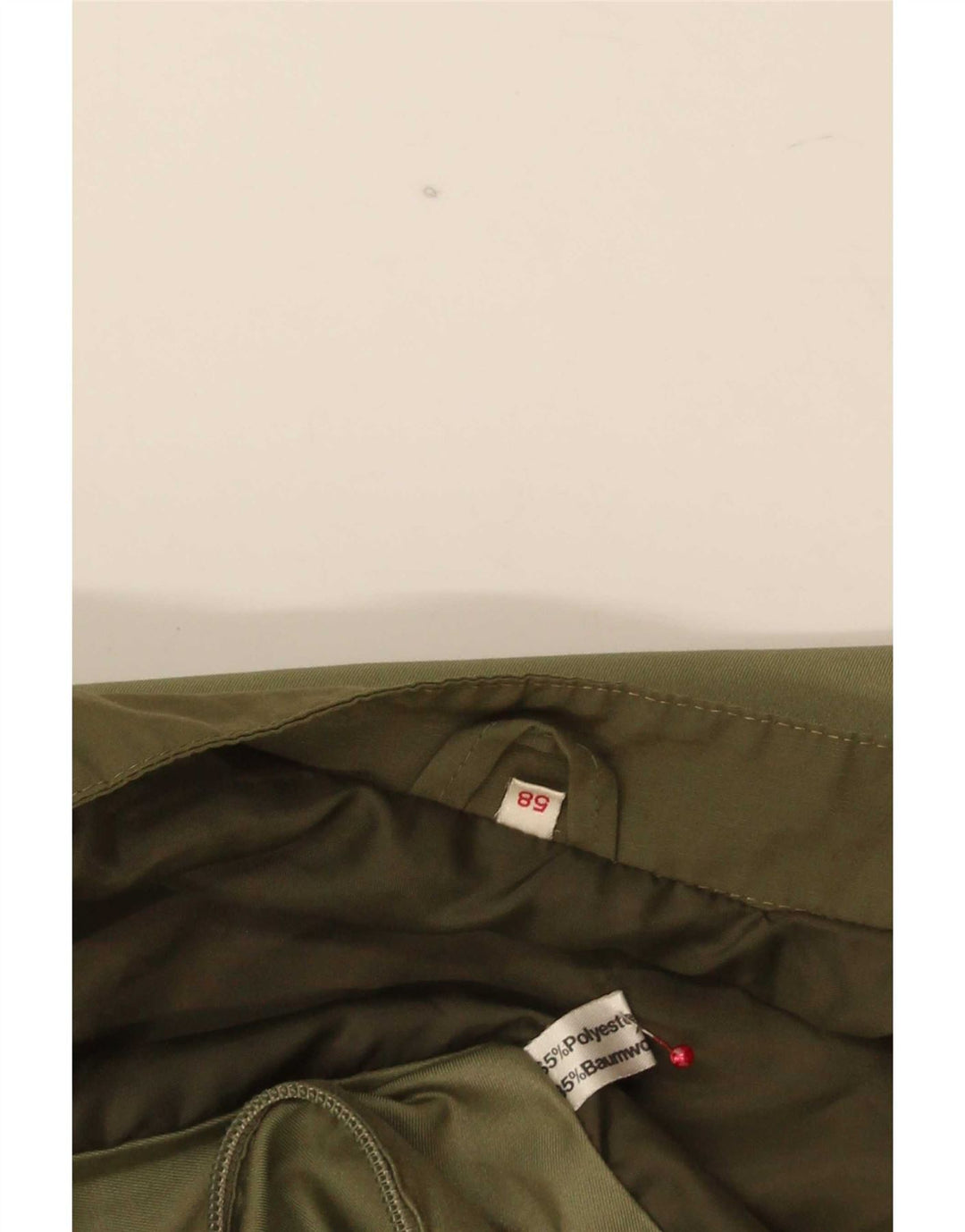 Vintage Mens Bomber Jacket IT 58 3XL Green Polyester