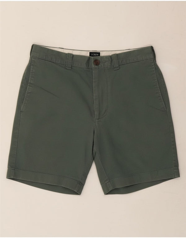 J. Crew Mens Chino Shorts W28 Small Green Cotton