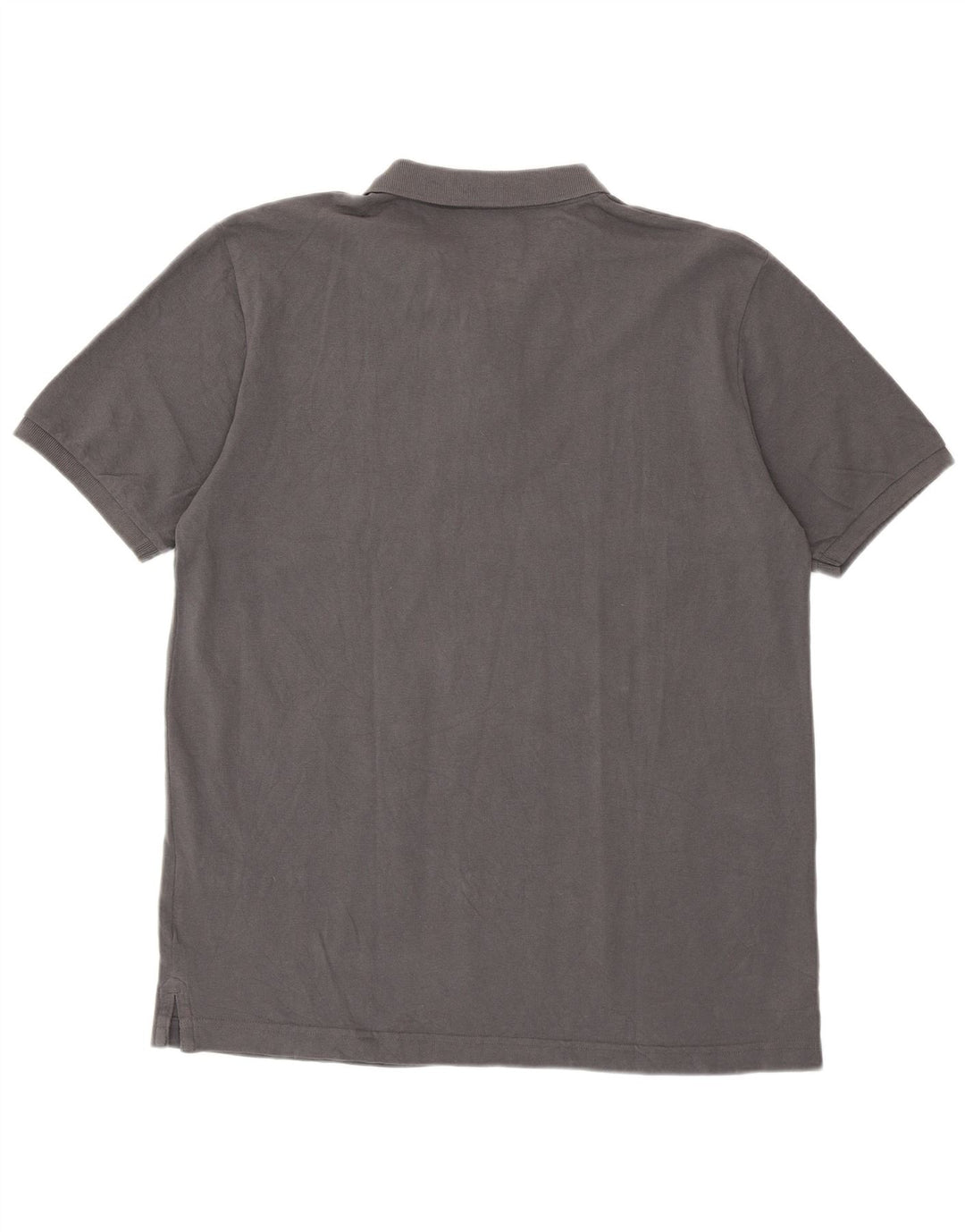 Dack's Mens Polo Shirt Large Grey Cotton