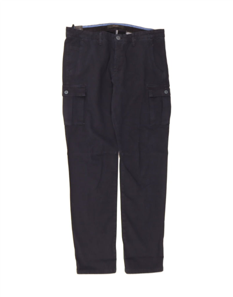 LIU JO Mens Slim Cargo Trousers W38 L34 Navy Blue Cotton Vintage Liu Jo and Second-Hand Liu Jo from Messina Hembry 