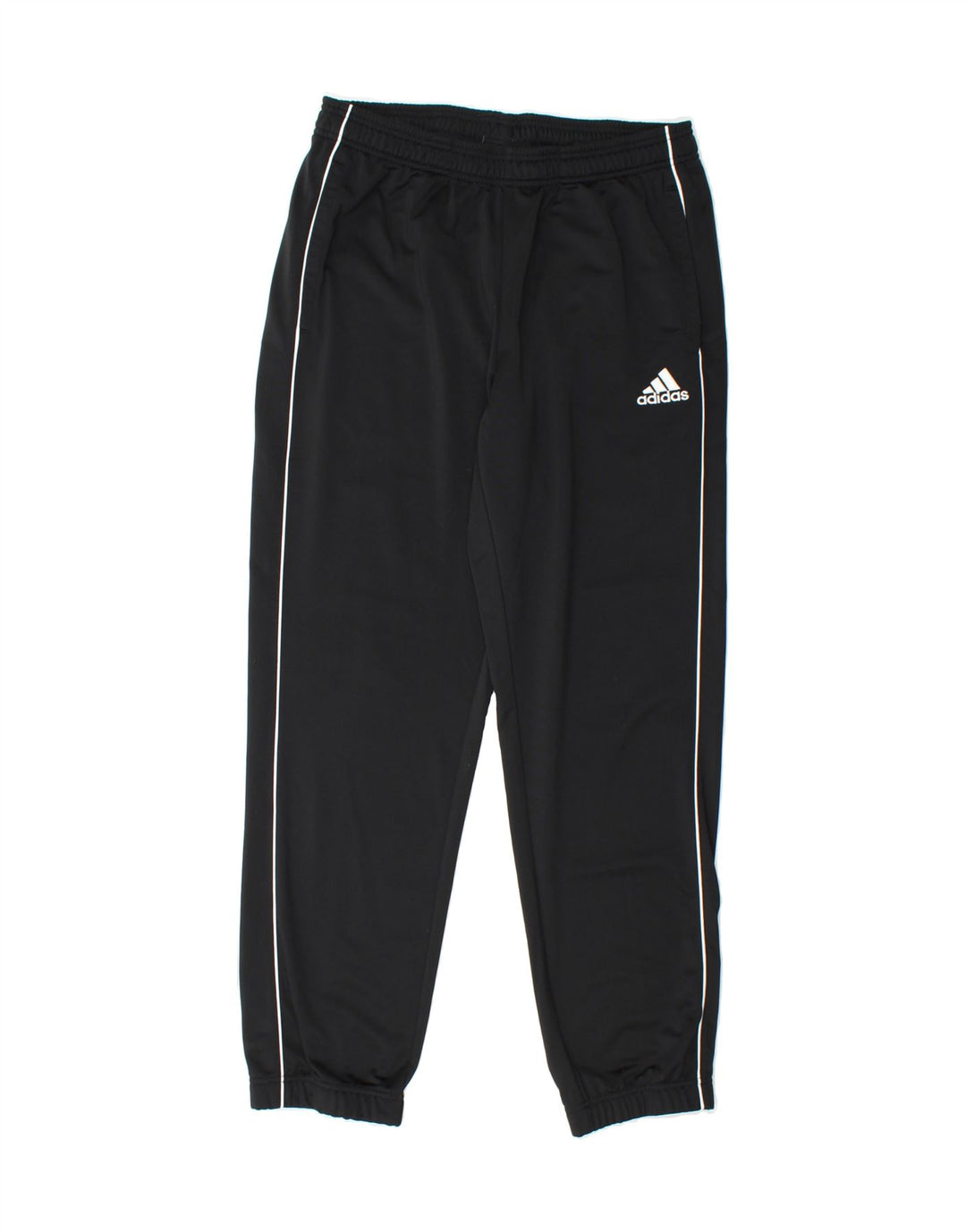 ADIDAS Mens Tracksuit Trousers Joggers Large  Black Polyester Vintage Adidas and Second-Hand Adidas from Messina Hembry 