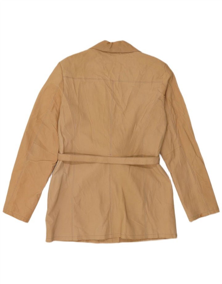 Conbipel Womens Leather Jacket IT 50 XL Beige